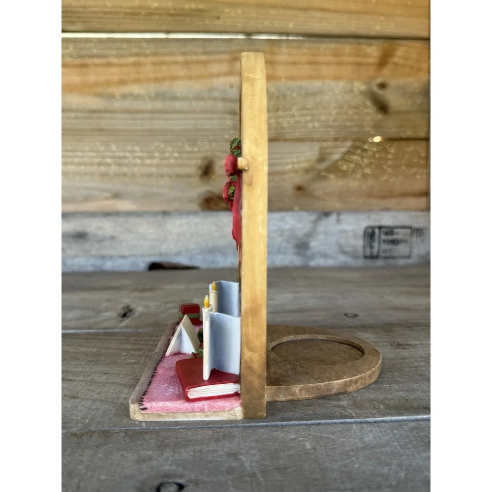 Windows our America candle holder tea‎ light vintage as is snowman Xmas decor